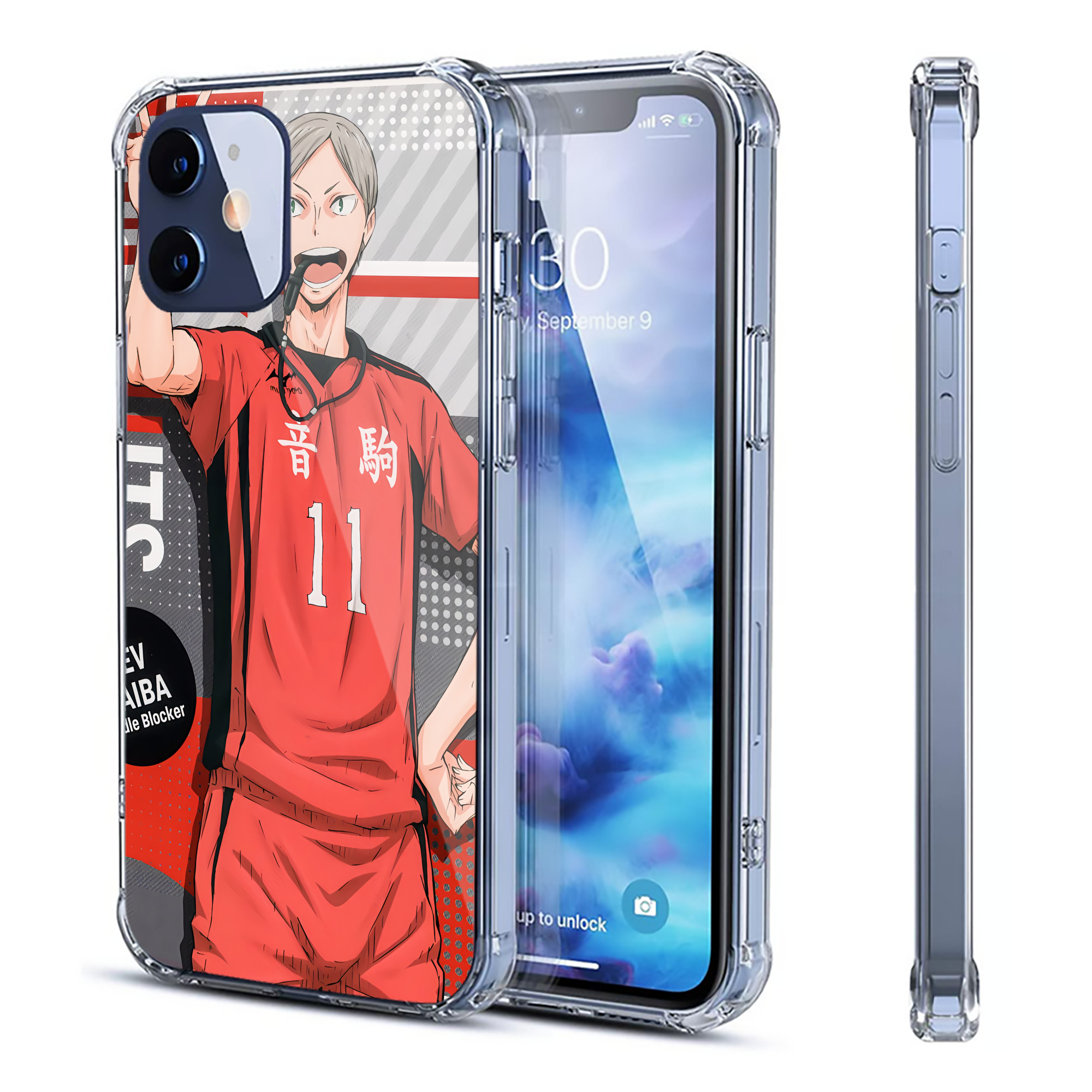（画像用） ハイキュー!! Haikyu!! 【iPhone 12シリーズ対応】透明スマホケース（クリアソフトケース）